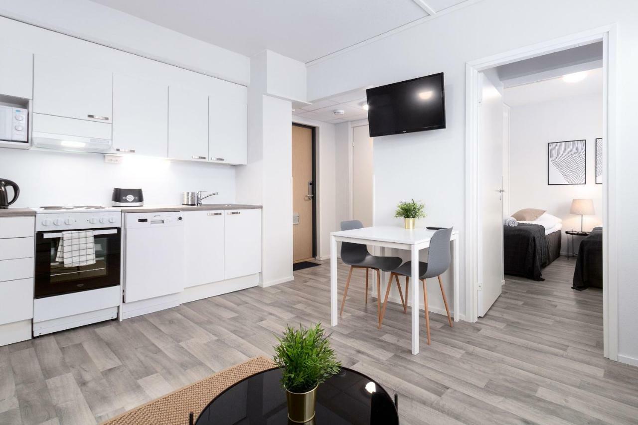 Forenom Serviced Apartments Rauma Kaivopuisto Luaran gambar